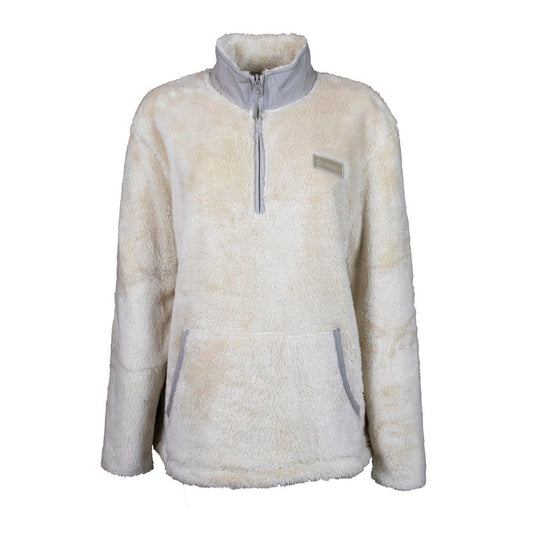 HOOEY GIRLS PULL OVER CREAM FLEECE