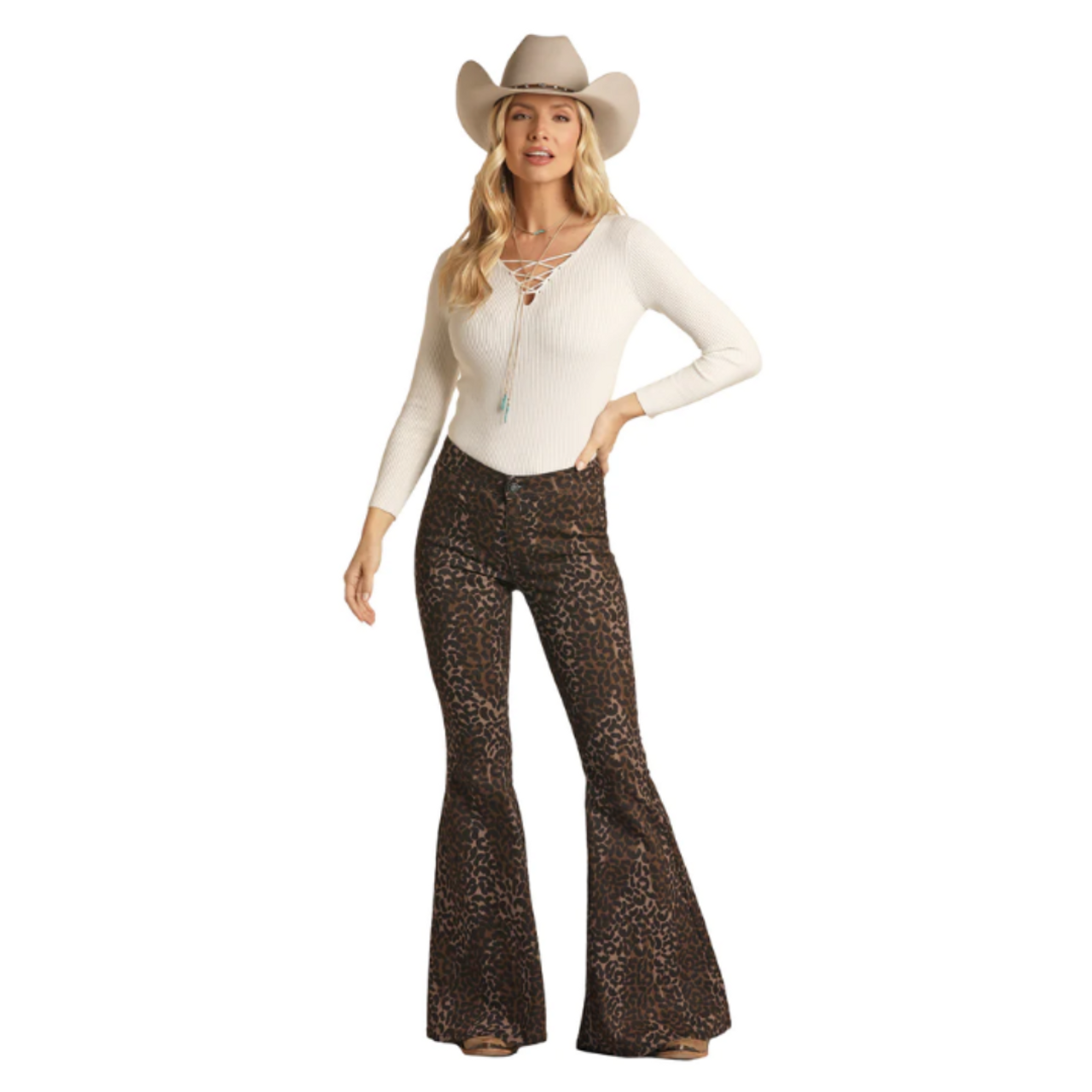Women's Cheeta Button Bell