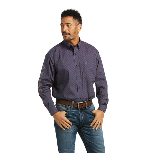 Ariat Men's Team Ranger Long Sleeve Service Navy Shirt