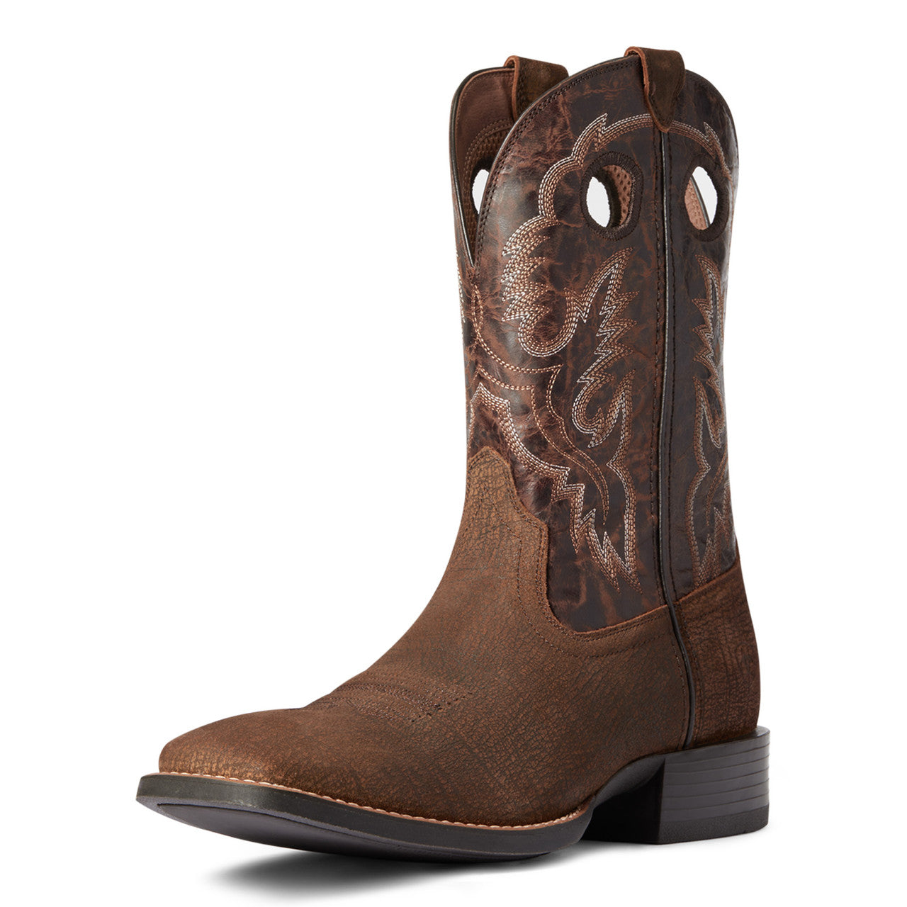 Ariat Men's Sport Buckout Rough Ginger Cowboy Boot