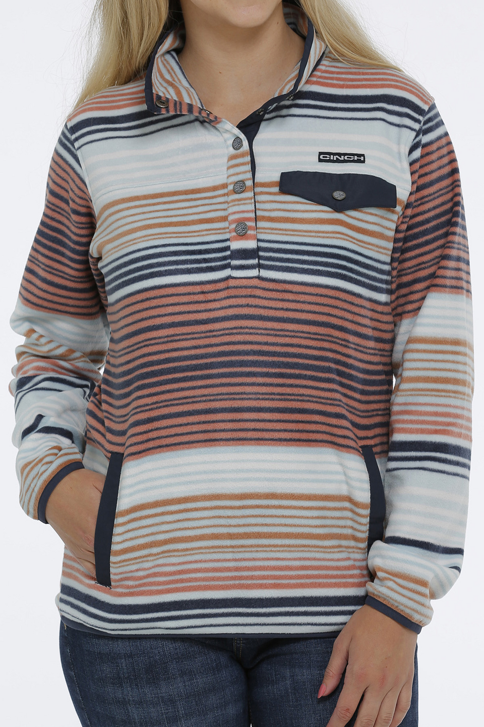 CINCH FLEECE PULLOVER SERAPE - LADIES SWEATSHIRT