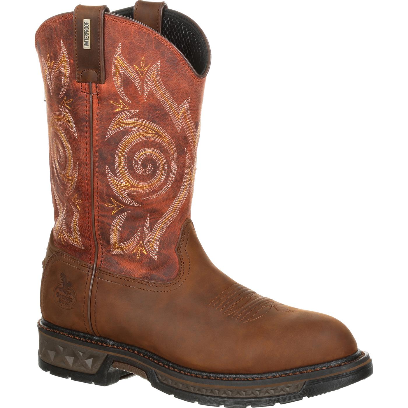 Georgia Boot Carbo-Tec LT Waterproof Pull-on Work Boot, #GB00241