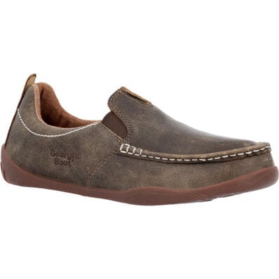 GEORGIA BOOT CEDAR FALLS MOC-TOE SLIP ON