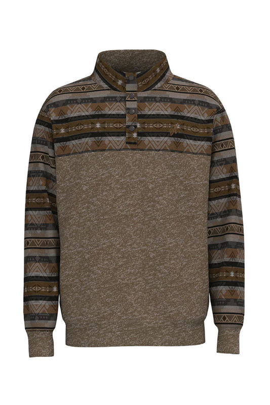 Hooey Pullover Men's Stevie Aztec Tan