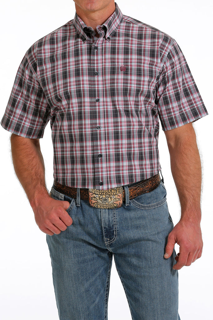Cinch Men's Plaid SS Shirt