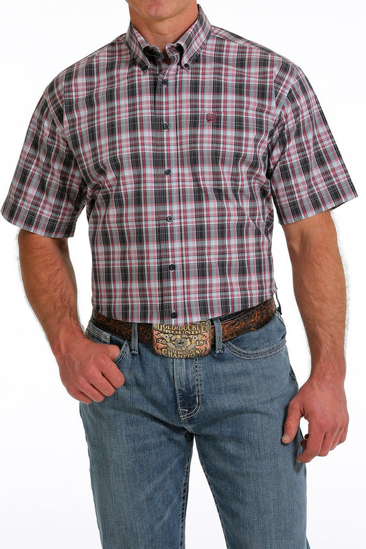 Cinch Men's Plaid SS Shirt