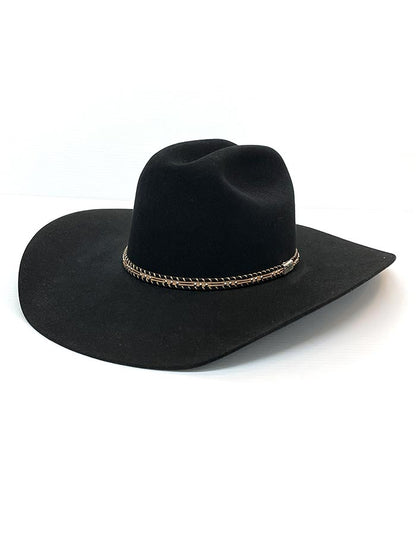Resistol RFSDBK-724207 George Strait Saddlebrook 6X Felt Hat Black