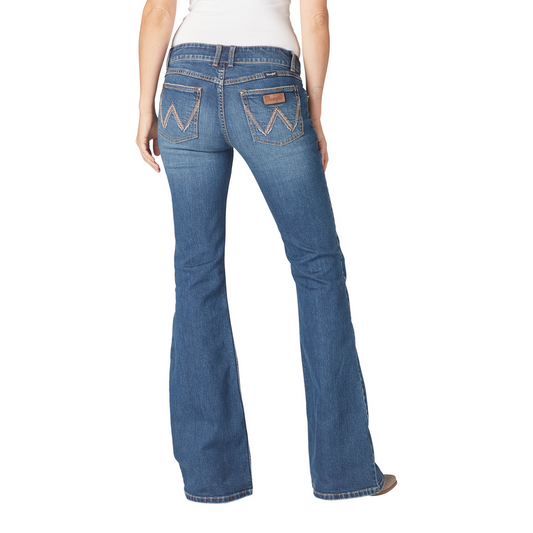 WRANGLER RETRO MAE FLARE MID RISE FAITH - LADIES JEANS