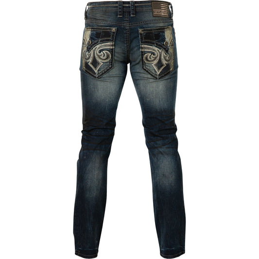 Affliction Jeans Gage Fleur Oberon Blue