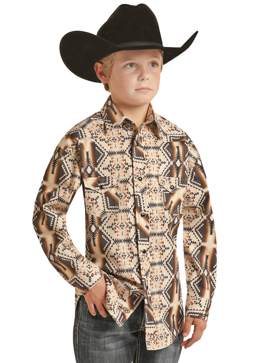 Boy's Rock & Roll Cowboy Snap Front Shirt