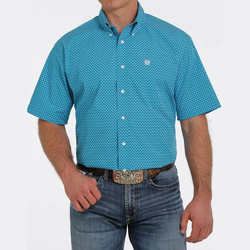 CINCH MEN's SHORT SLEEVE BUTTON UP