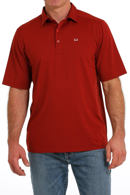 Cinch Men’s ArenaFlex SS Polo Shirt Red