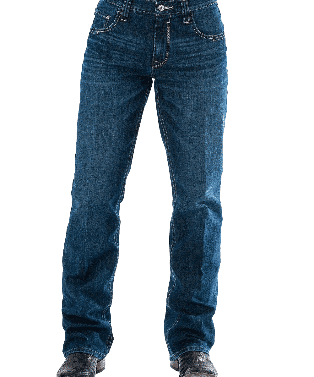 Cinch Men's Carter 2.0 Relaxed Fit Dark Stonewash Jeans