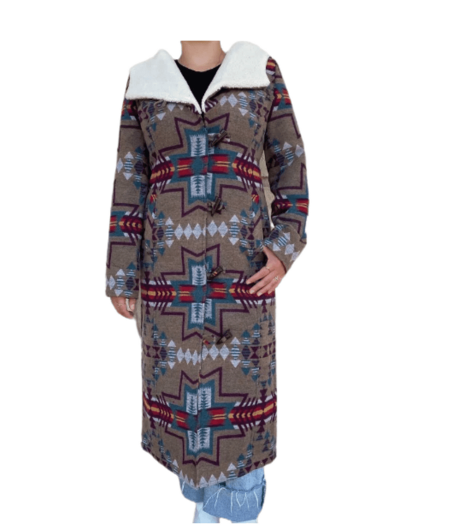 POWDER OUTFITTERS WOOL LONG COAT