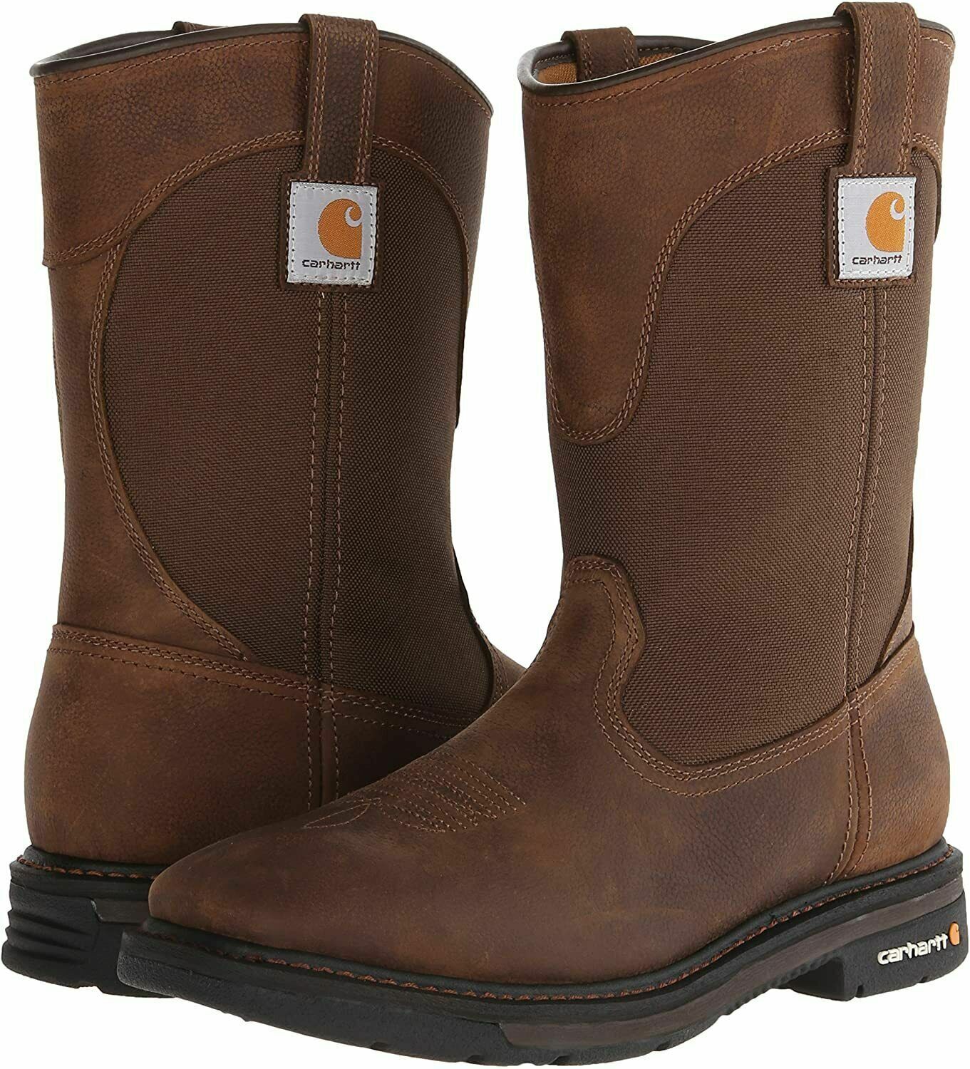 Carhartt 11" Durable Wellington Work Boots Square Toe