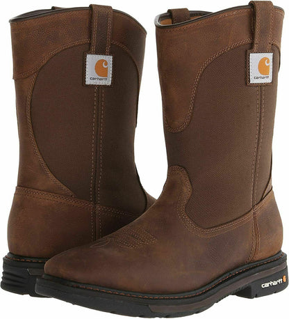 Carhartt 11" Durable Wellington Work Boots Square Toe
